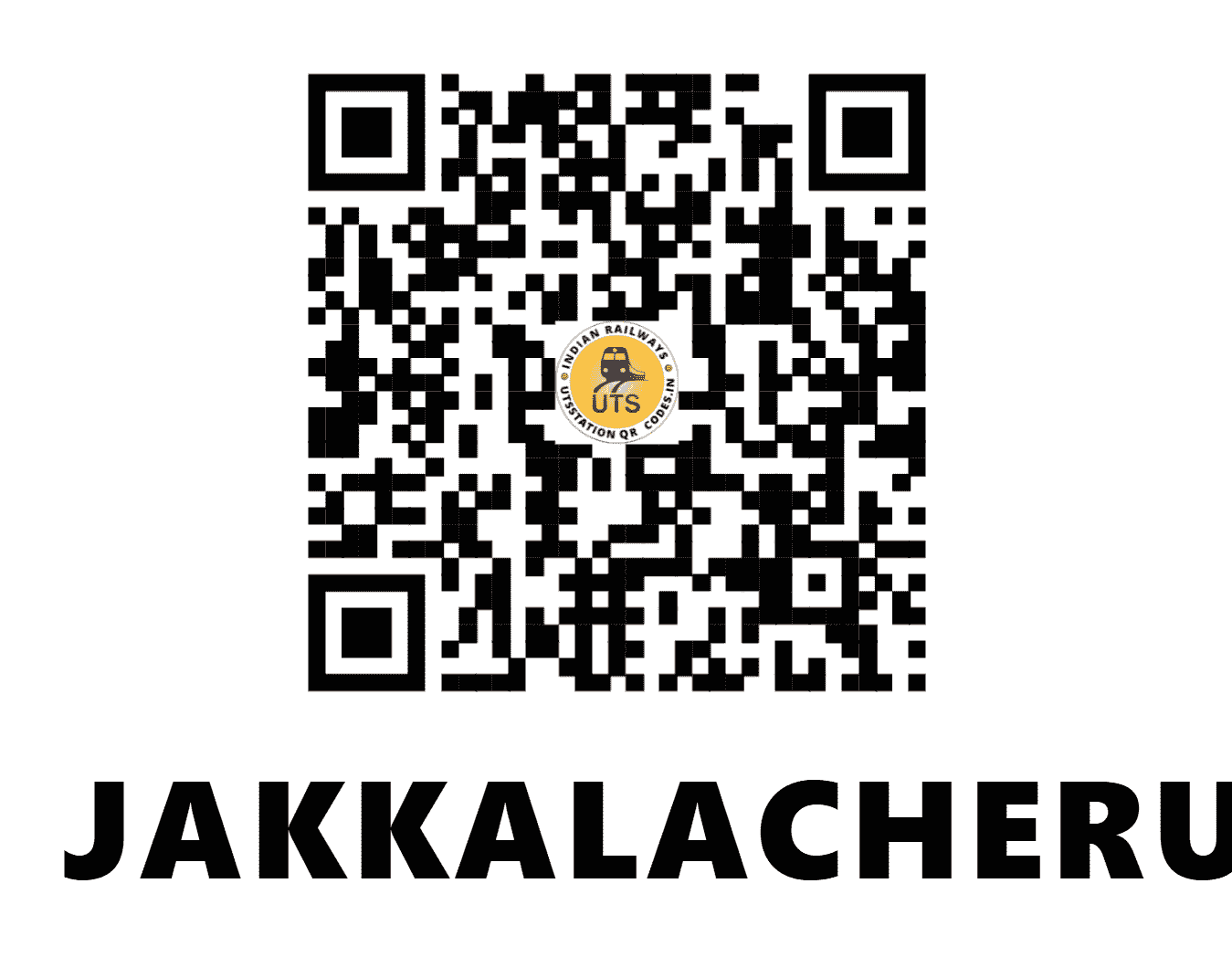 UTS QR Code for JAKKALACHERUVU - JKO - SC (ANDHRA PRADESH)